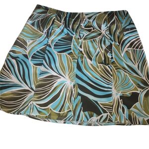 Mexx Tropical Leaf Print Skirt 10